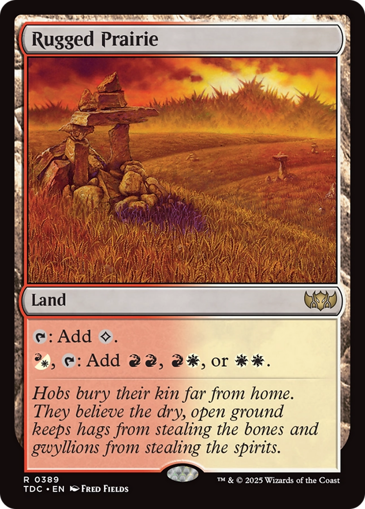 Rugged Prairie [Tarkir: Dragonstorm Commander] | Game Master's Emporium (The New GME)