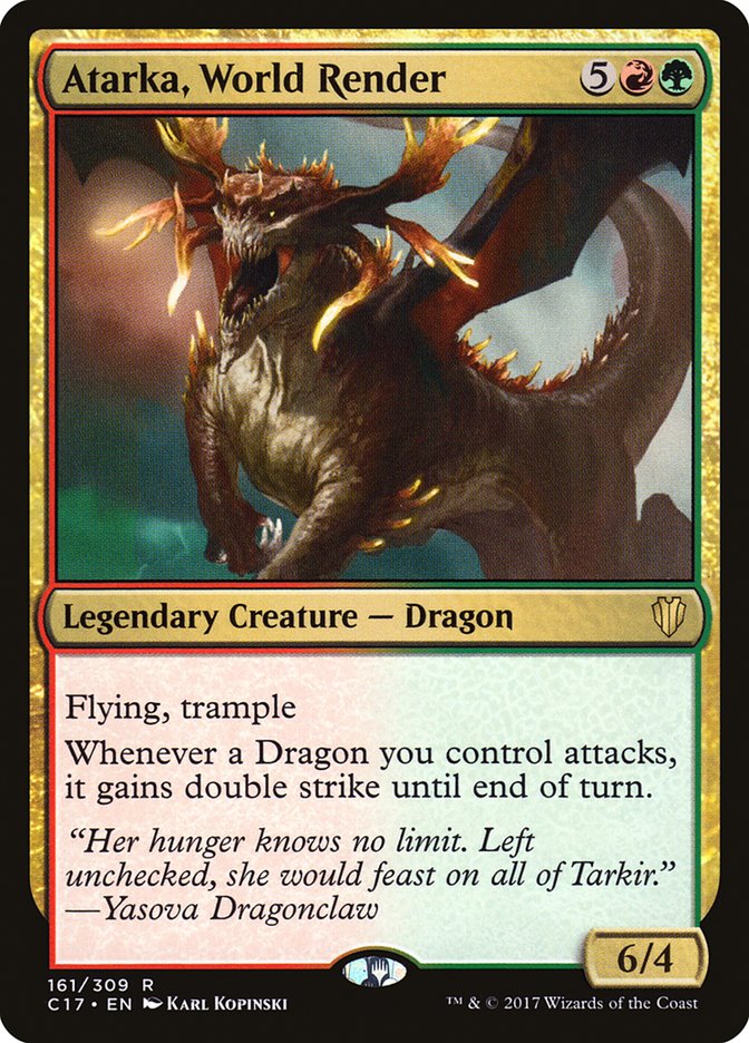 Atarka, World Render [Commander 2017] | Game Master's Emporium (The New GME)