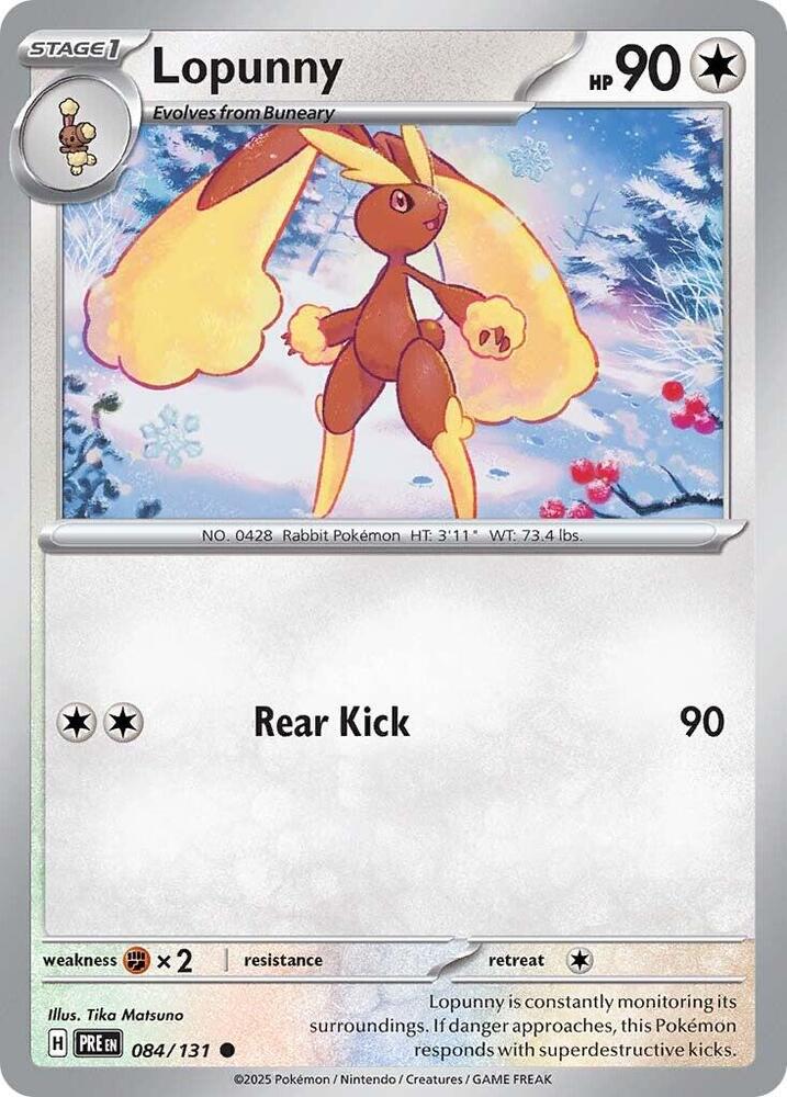 Lopunny (084/131) [Scarlet & Violet: Prismatic Evolutions] | Game Master's Emporium (The New GME)