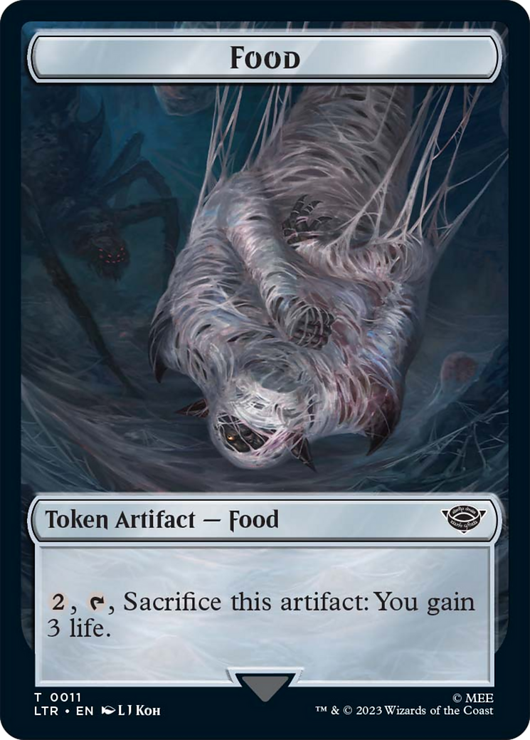 Food (11) // Smaug Double-Sided Token [The Lord of the Rings: Tales of Middle-Earth Tokens] | Game Master's Emporium (The New GME)