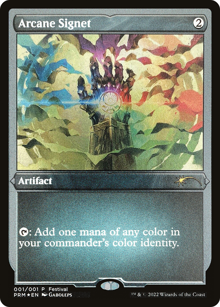 Arcane Signet (Foil Etched) [30th Anniversary Promos] | Game Master's Emporium (The New GME)