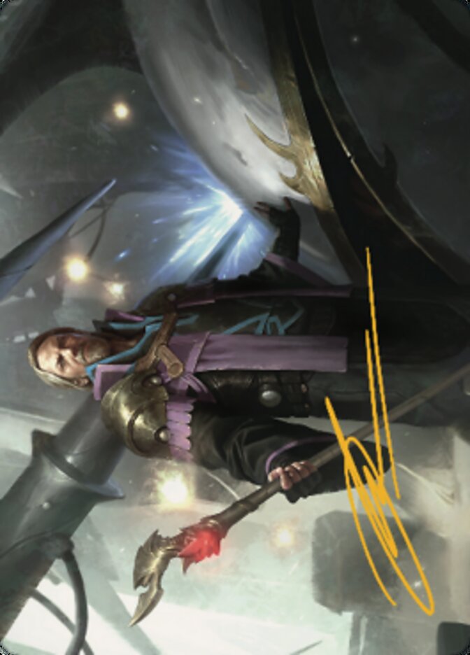 Urza, Prince of Kroog Art Card (Gold-Stamped Signature) [The Brothers' War Art Series] | Game Master's Emporium (The New GME)