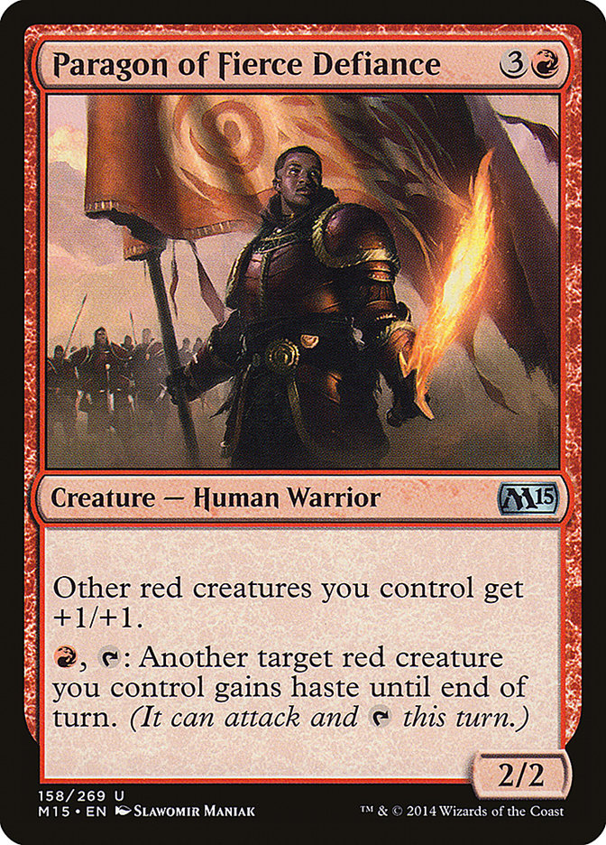 Paragon of Fierce Defiance [Magic 2015] | Game Master's Emporium (The New GME)