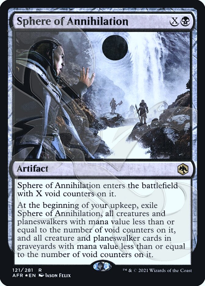 Sphere of Annihilation (Ampersand Promo) [Dungeons & Dragons: Adventures in the Forgotten Realms Promos] | Game Master's Emporium (The New GME)