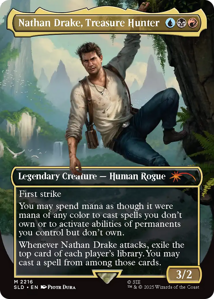 Nathan Drake, Treasure Hunter [Secret Lair Drop Series] | Game Master's Emporium (The New GME)