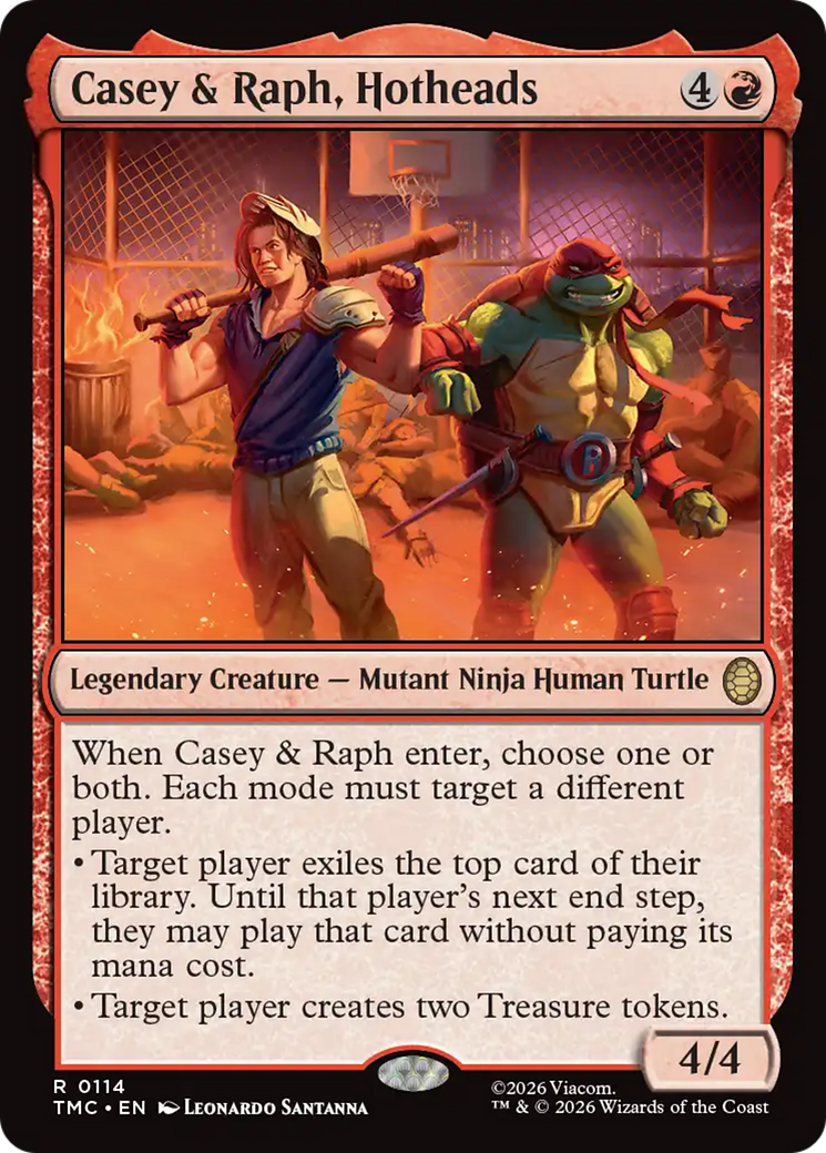 Casey & Raph, Hotheads [Teenage Mutant Ninja Turtles Commander] | Game Master's Emporium (The New GME)
