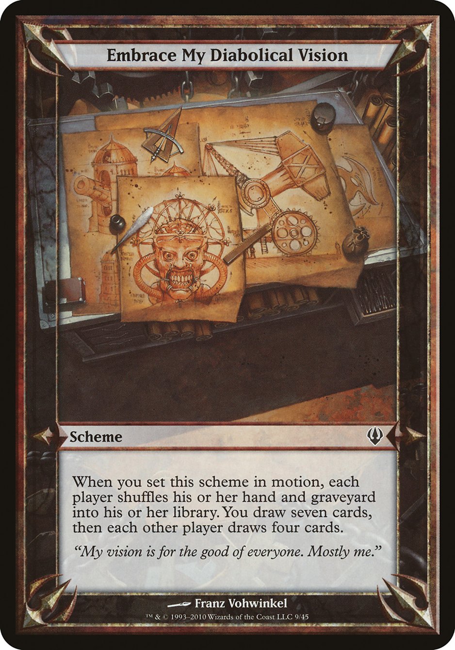 Embrace My Diabolical Vision (Schemes) [Archenemy Schemes] | Game Master's Emporium (The New GME)