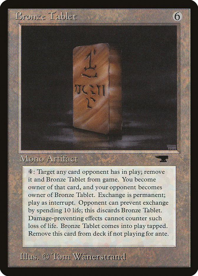 Bronze Tablet [Antiquities] | Game Master's Emporium (The New GME)