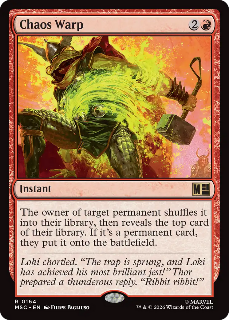 Chaos Warp (Surge Foil) [Marvel Super Heroes Commander] | Game Master's Emporium (The New GME)