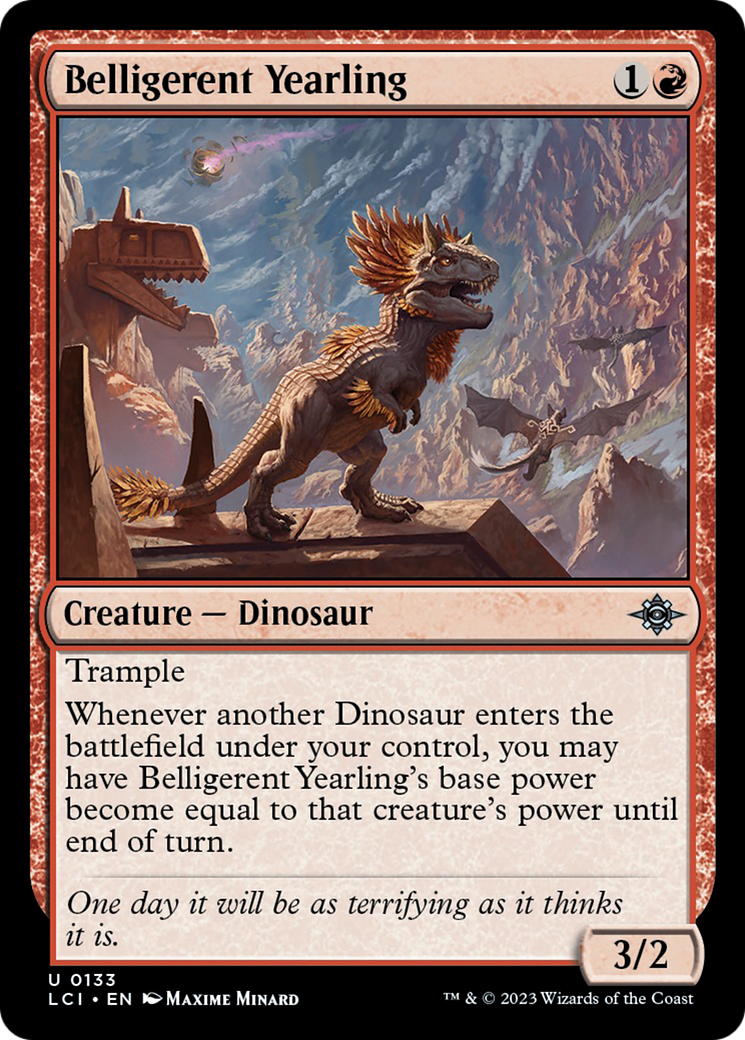 Belligerent Yearling [The Lost Caverns of Ixalan] | Game Master's Emporium (The New GME)