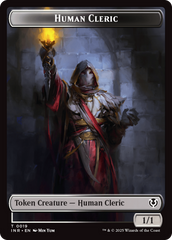 Demon // Human Cleric Double-Sided Token [Innistrad Remastered Tokens] | Game Master's Emporium (The New GME)