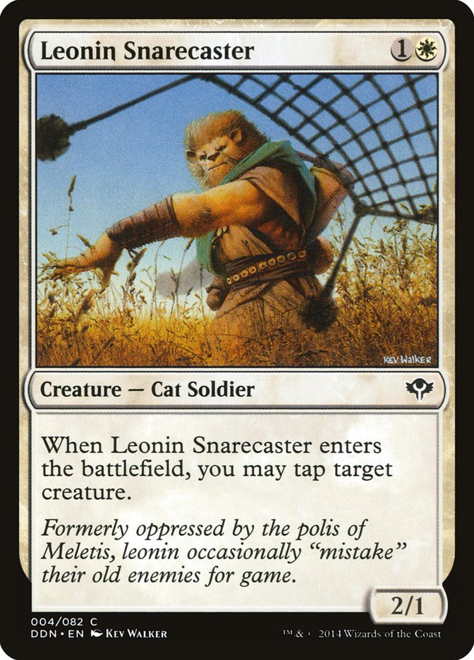 Leonin Snarecaster [Duel Decks: Speed vs. Cunning] | Game Master's Emporium (The New GME)