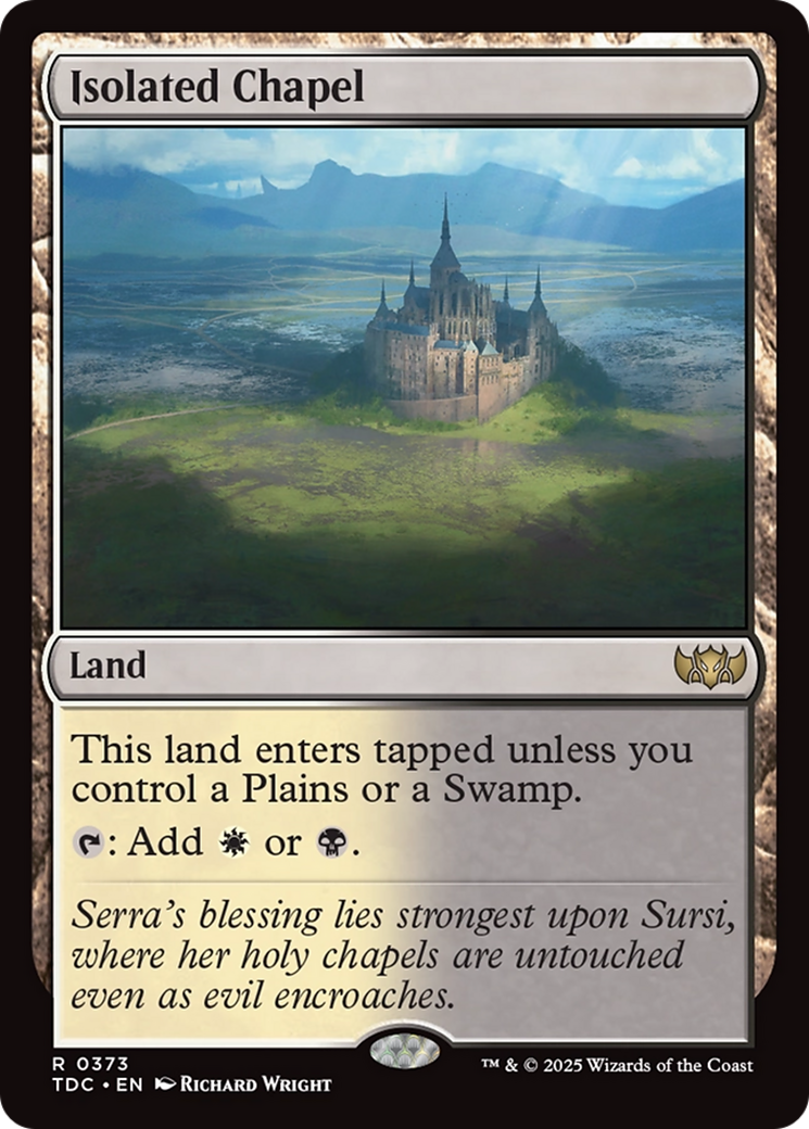 Isolated Chapel [Tarkir: Dragonstorm Commander] | Game Master's Emporium (The New GME)