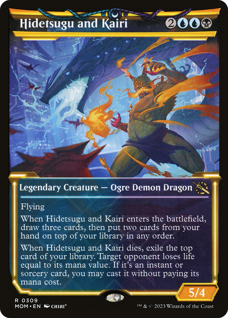 Hidetsugu and Kairi (Showcase Planar Booster Fun) [March of the Machine] | Game Master's Emporium (The New GME)
