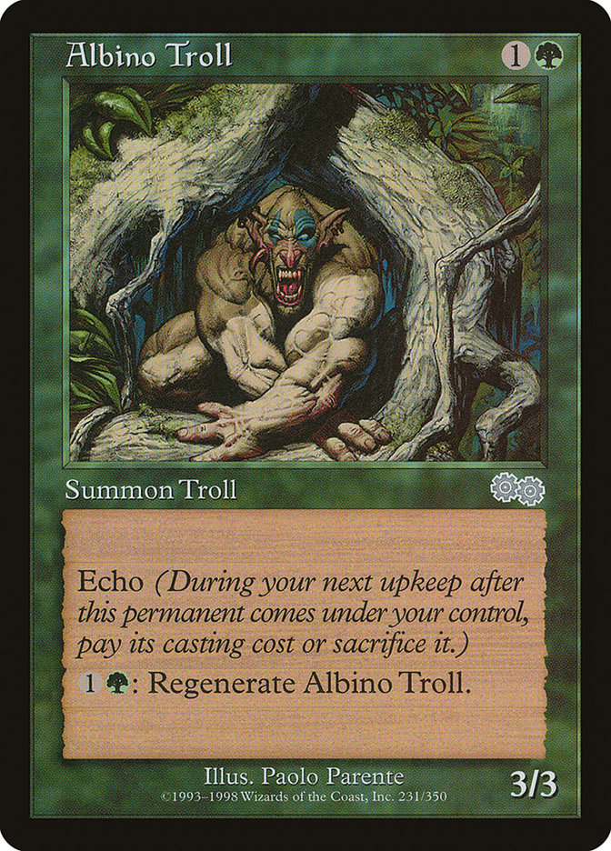 Albino Troll [Urza's Saga] | Game Master's Emporium (The New GME)