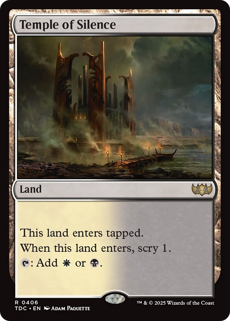 Temple of Silence [Tarkir: Dragonstorm Commander] | Game Master's Emporium (The New GME)