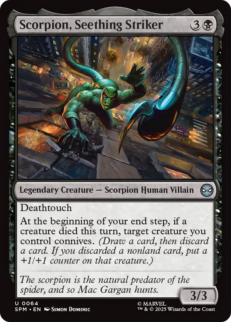 Scorpion, Seething Striker [Marvel's Spider-Man] | Game Master's Emporium (The New GME)