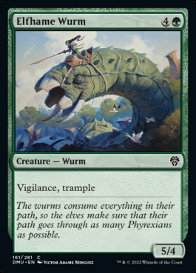 Elfhame Wurm [Dominaria United] | Game Master's Emporium (The New GME)