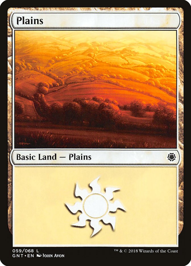 Plains (59) [Game Night 2018] | Game Master's Emporium (The New GME)