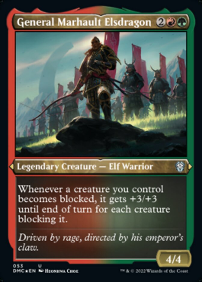 General Marhault Elsdragon (Foil Etched) [Dominaria United Commander] | Game Master's Emporium (The New GME)