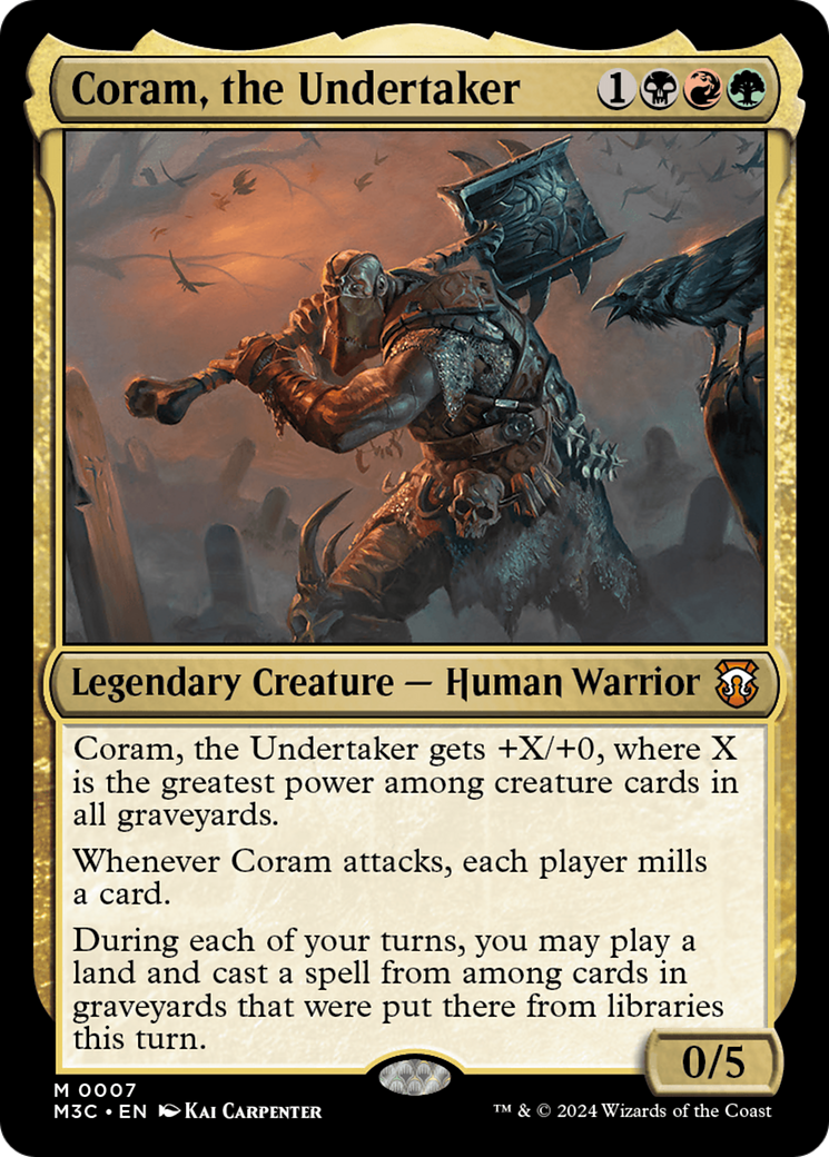 Coram, the Undertaker [Modern Horizons 3 Commander] | Game Master's Emporium (The New GME)