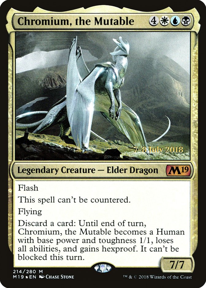 Chromium, the Mutable [Core Set 2019 Prerelease Promos] | Game Master's Emporium (The New GME)