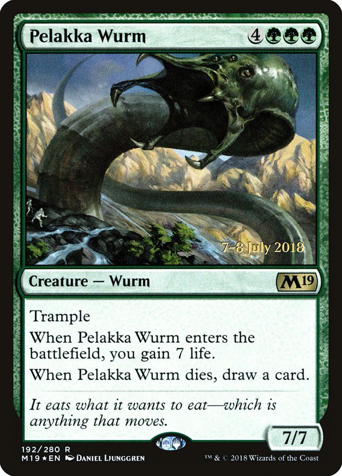 Pelakka Wurm [Core Set 2019 Prerelease Promos] | Game Master's Emporium (The New GME)