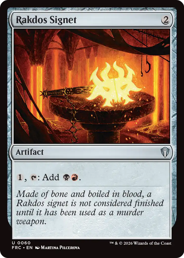 Rakdos Signet [Reality Fracture Commander] | Game Master's Emporium (The New GME)