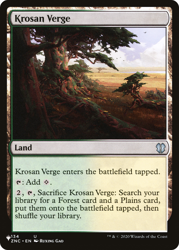 Krosan Verge (ZNC) [The List] | Game Master's Emporium (The New GME)