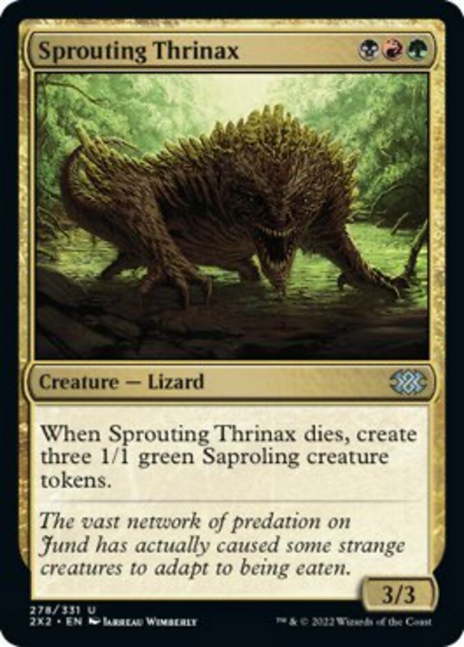 Sprouting Thrinax [Double Masters 2022] | Game Master's Emporium (The New GME)