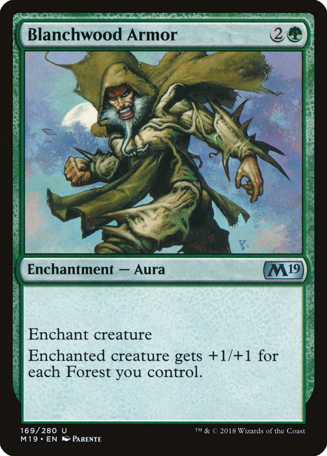 Blanchwood Armor [Core Set 2019] | Game Master's Emporium (The New GME)