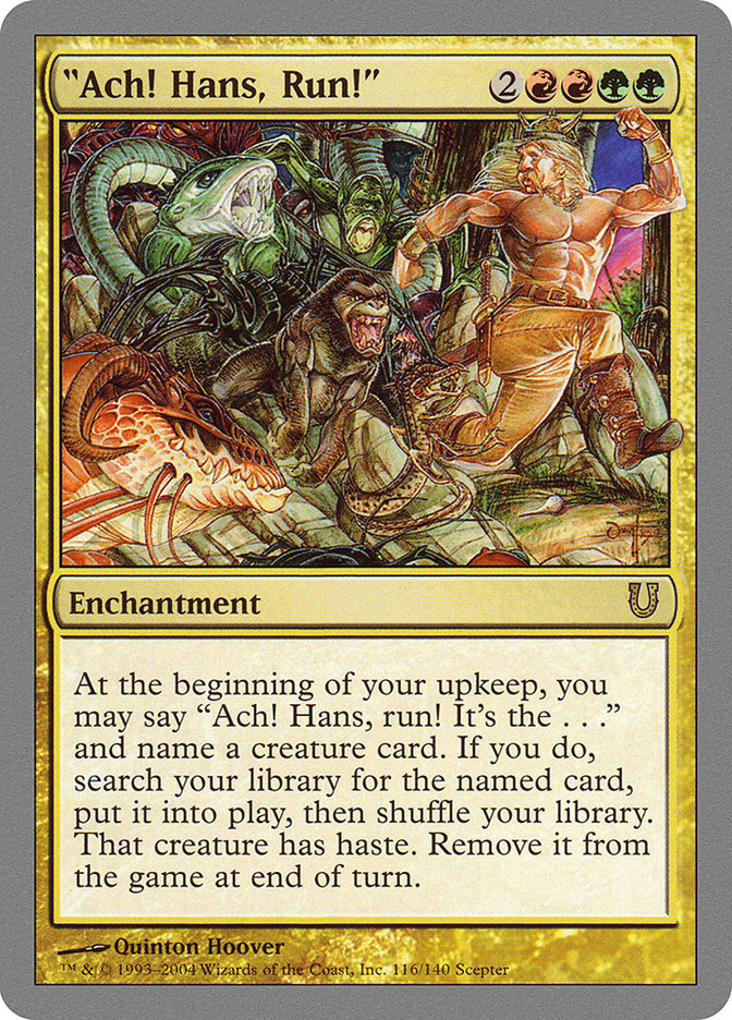 "Ach! Hans, Run!" [Unhinged] | Game Master's Emporium (The New GME)