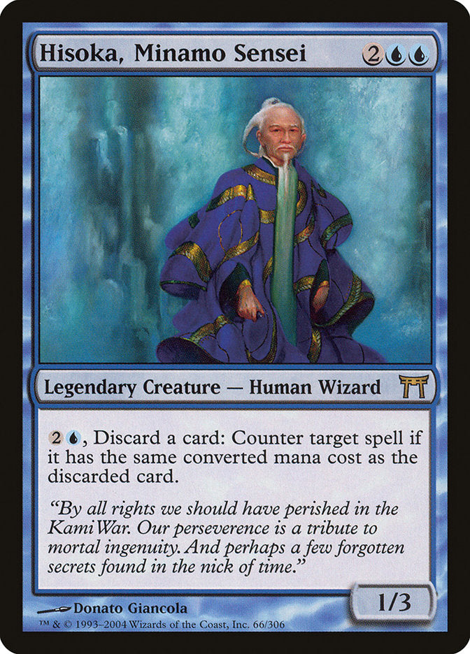 Hisoka, Minamo Sensei [Champions of Kamigawa] | Game Master's Emporium (The New GME)