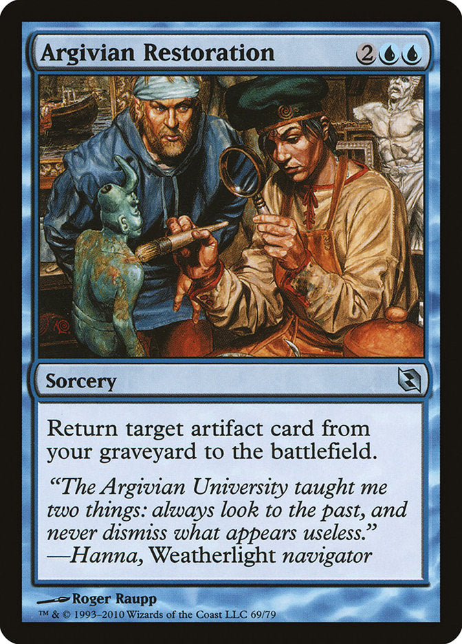 Argivian Restoration [Duel Decks: Elspeth vs. Tezzeret] | Game Master's Emporium (The New GME)