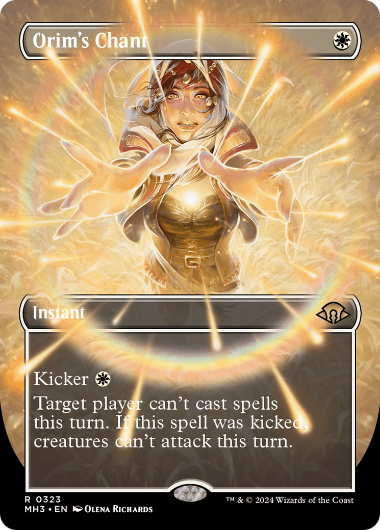 Orim's Chant (Borderless) [Modern Horizons 3] | Game Master's Emporium (The New GME)