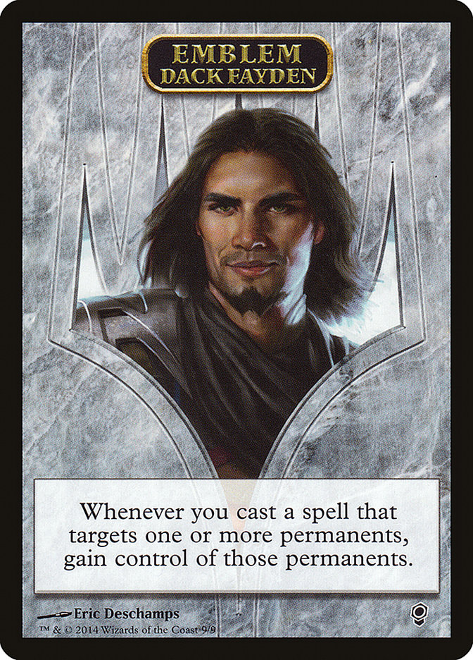 Dack Fayden Emblem [Conspiracy Tokens] | Game Master's Emporium (The New GME)