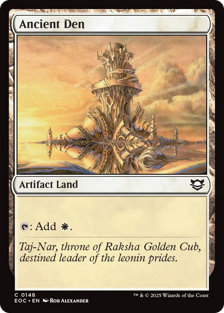 Ancient Den [Edge of Eternities Commander] | Game Master's Emporium (The New GME)