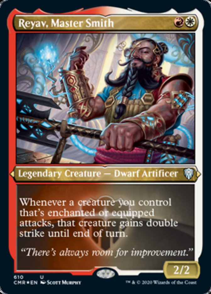 Reyav, Master Smith (Etched) [Commander Legends] | Game Master's Emporium (The New GME)