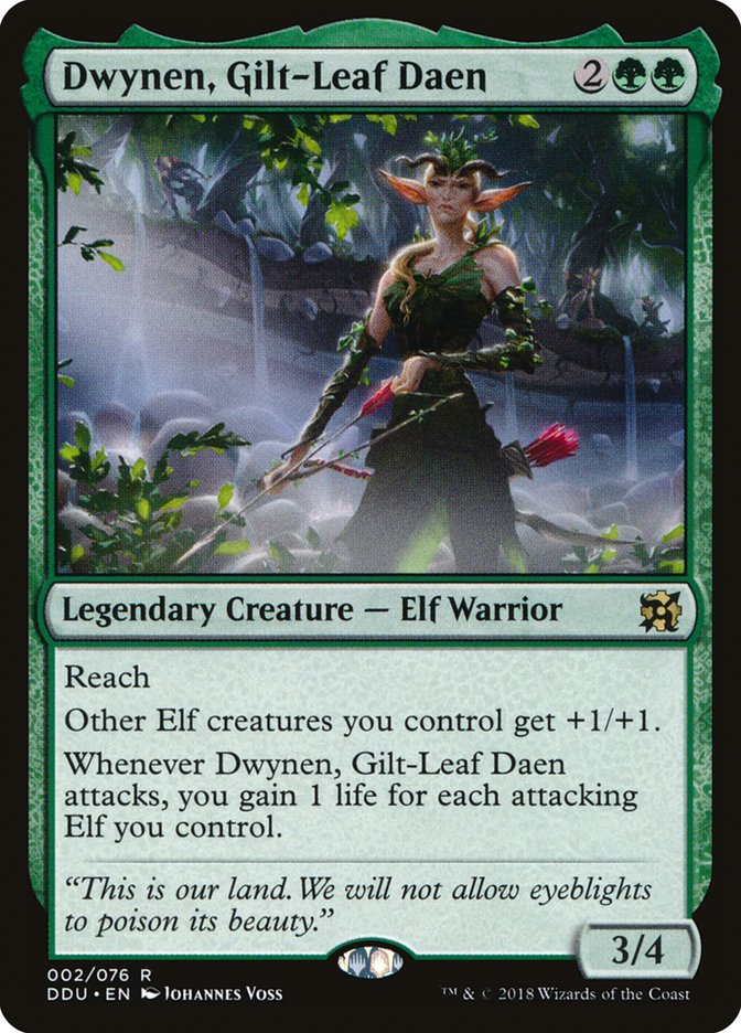 Dwynen, Gilt-Leaf Daen [Duel Decks: Elves vs. Inventors] | Game Master's Emporium (The New GME)