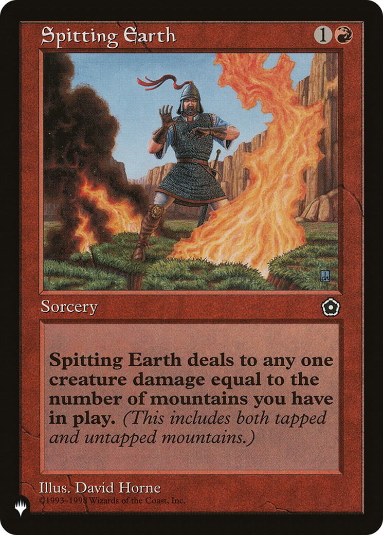 Spitting Earth [The List] | Game Master's Emporium (The New GME)