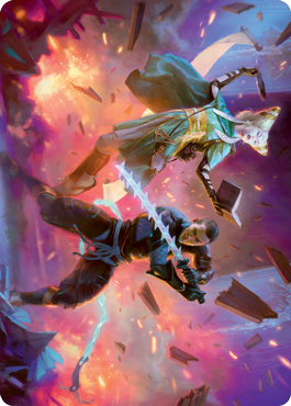 Explosive Entry Art Card [Kamigawa: Neon Dynasty Art Series] | Game Master's Emporium (The New GME)