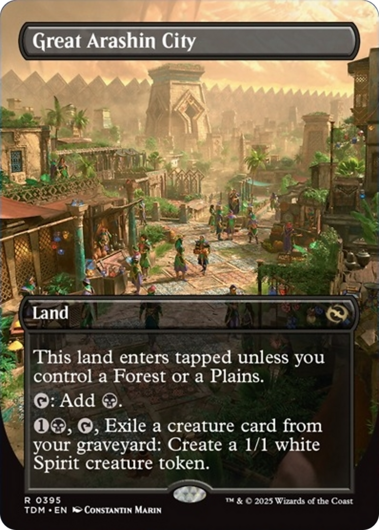 Great Arashin City (Borderless) [Tarkir: Dragonstorm] | Game Master's Emporium (The New GME)