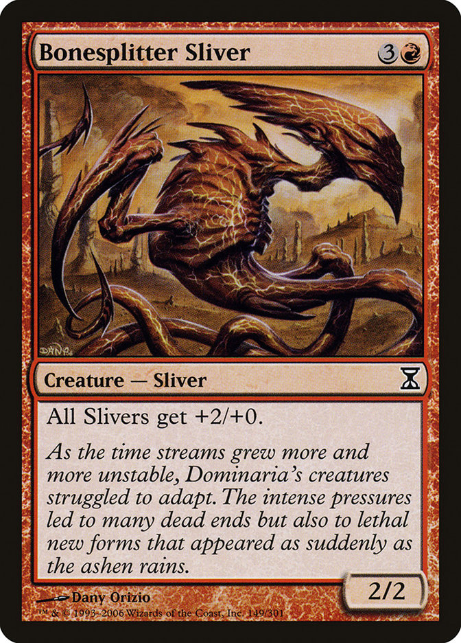 Bonesplitter Sliver [Time Spiral] | Game Master's Emporium (The New GME)