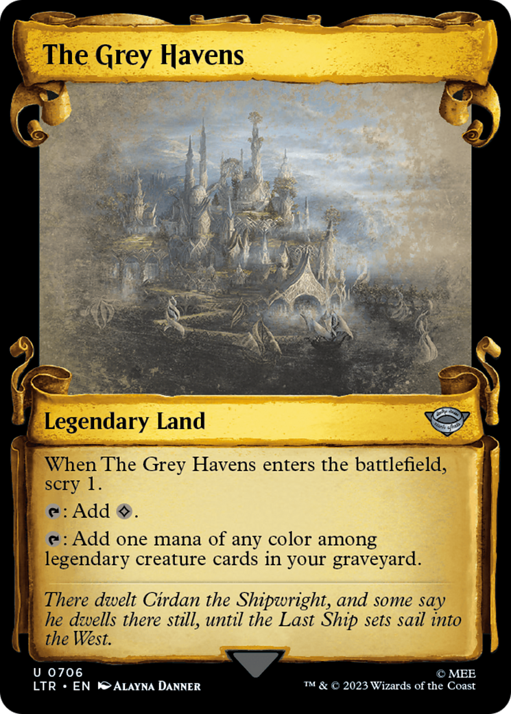 The Grey Havens [The Lord of the Rings: Tales of Middle-Earth Showcase Scrolls] | Game Master's Emporium (The New GME)