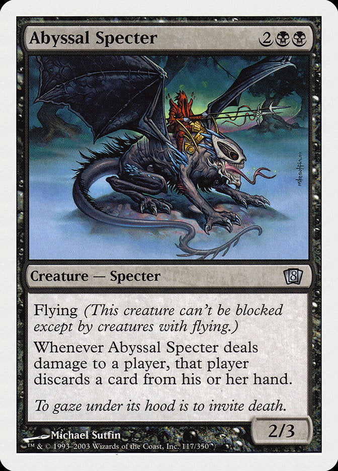 Abyssal Specter [Eighth Edition] | Game Master's Emporium (The New GME)