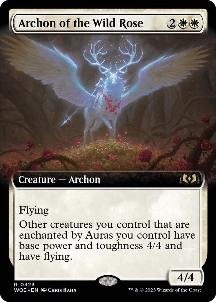 Archon of the Wild Rose (Extended Art) [Wilds of Eldraine] | Game Master's Emporium (The New GME)