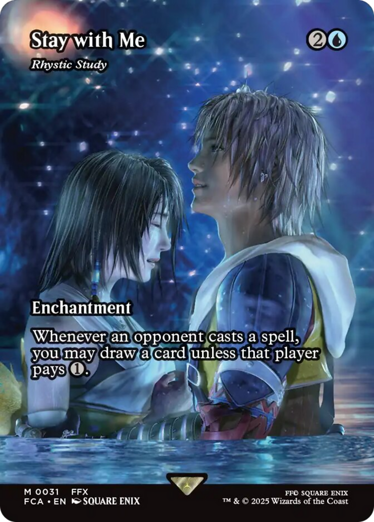 Stay with Me - Rhystic Study (Showcase) [FINAL FANTASY : Through the Ages] | Game Master's Emporium (The New GME)