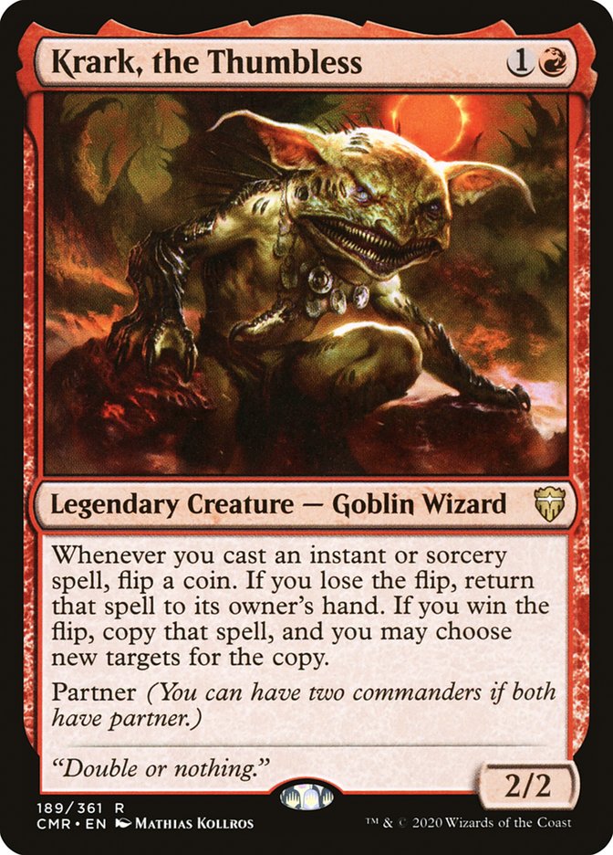 Krark, the Thumbless [Commander Legends] | Game Master's Emporium (The New GME)