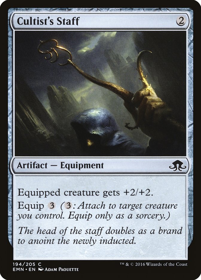 Cultist's Staff [Eldritch Moon] | Game Master's Emporium (The New GME)