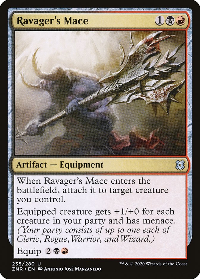 Ravager's Mace [Zendikar Rising] | Game Master's Emporium (The New GME)